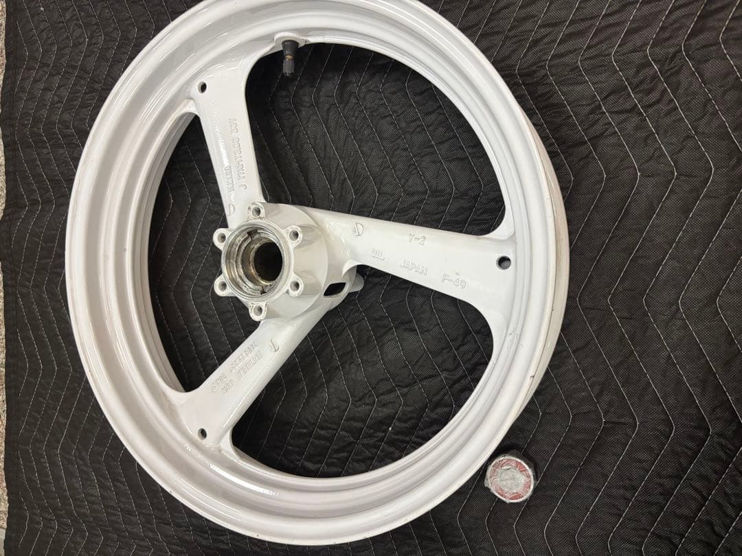 XJR400 4HM パウダーコート　中古ホイール前後セット　送料込み