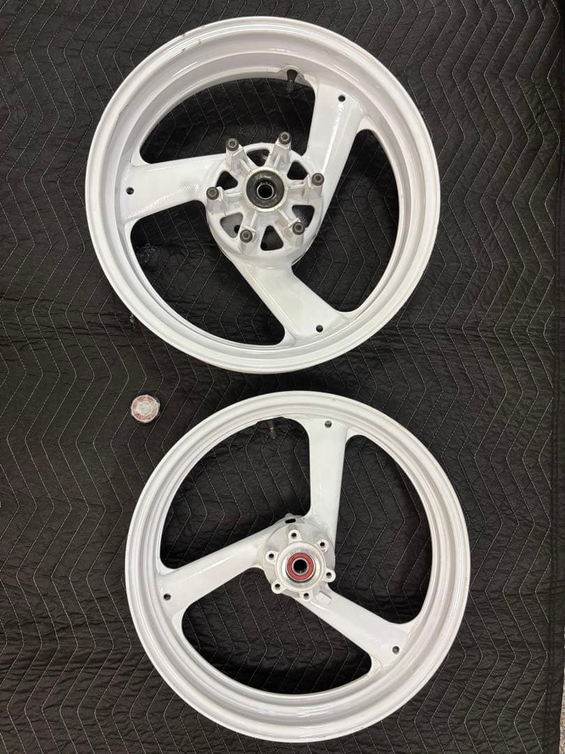 XJR400 4HM パウダーコート　中古ホイール前後セット　送料込み