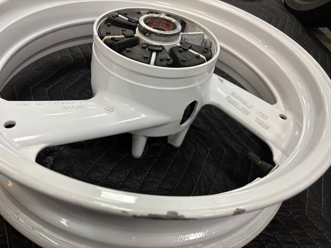 XJR400 4HM パウダーコート　中古ホイール前後セット　送料込み