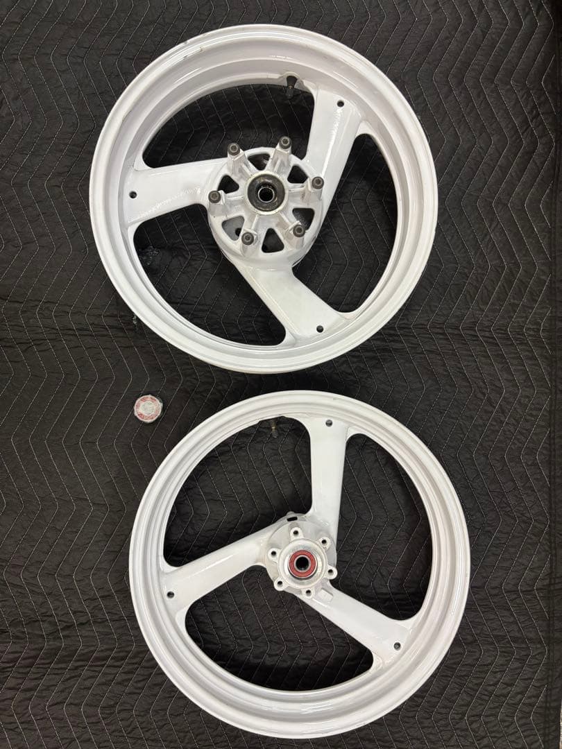 XJR400 4HM パウダーコート　中古ホイール前後セット　送料込み