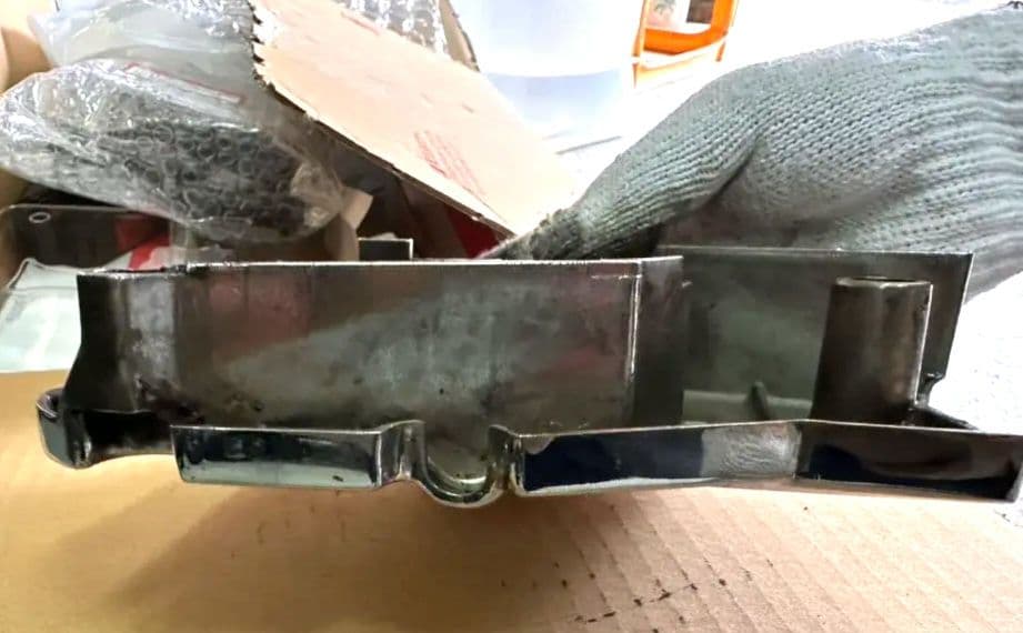 CBX400F フロントスプロケットカバー　メッキ