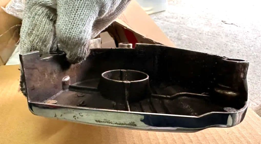 CBX400F フロントスプロケットカバー　メッキ