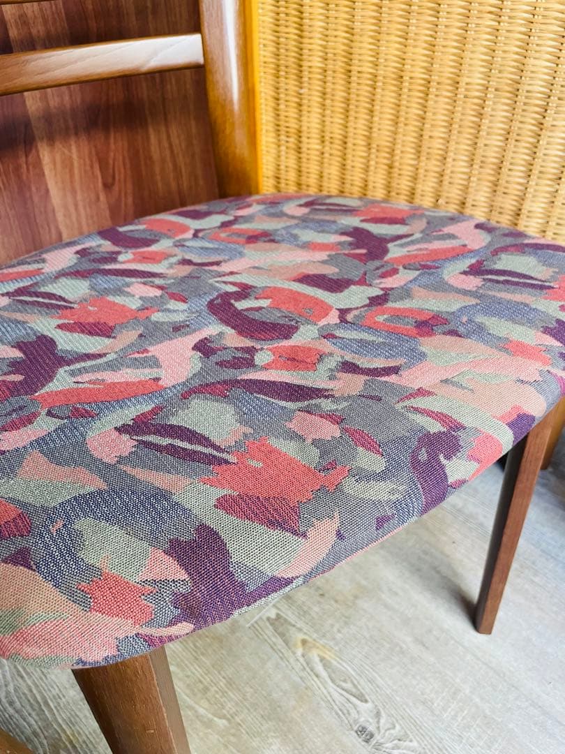 日進木工　木製フレーム マルチカラー ダイニングチェア 2脚セット