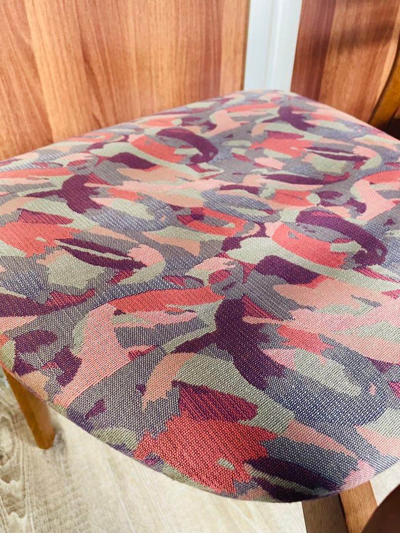 日進木工　木製フレーム マルチカラー ダイニングチェア 2脚セット