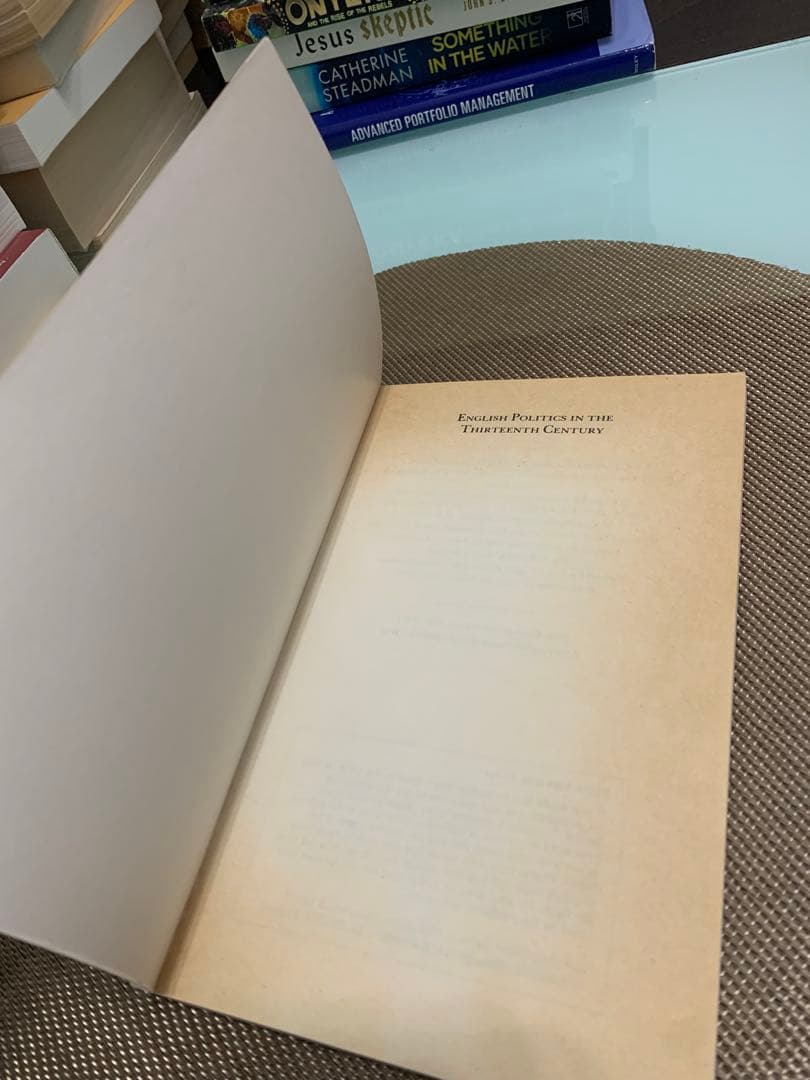 洋書 English Politics in Thirteenth Century