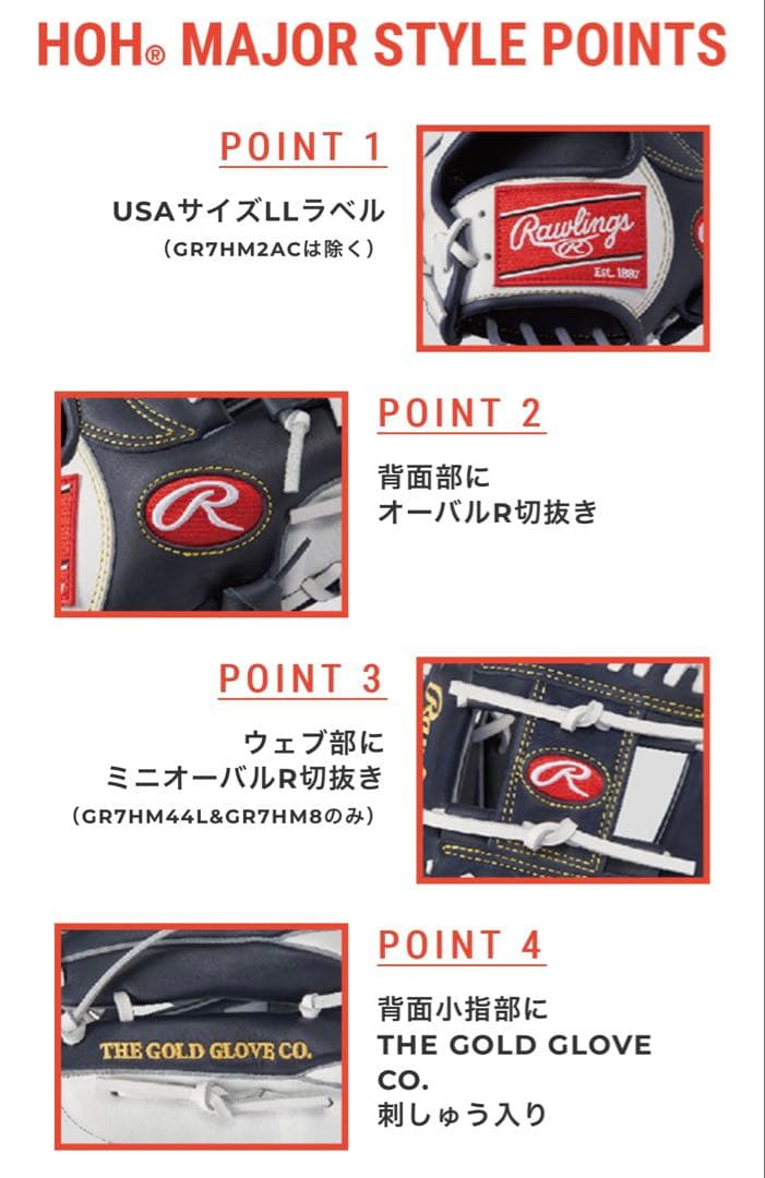 【ダイチ】軟式グローブ　HOH 2017 WBC 日本代表カラー