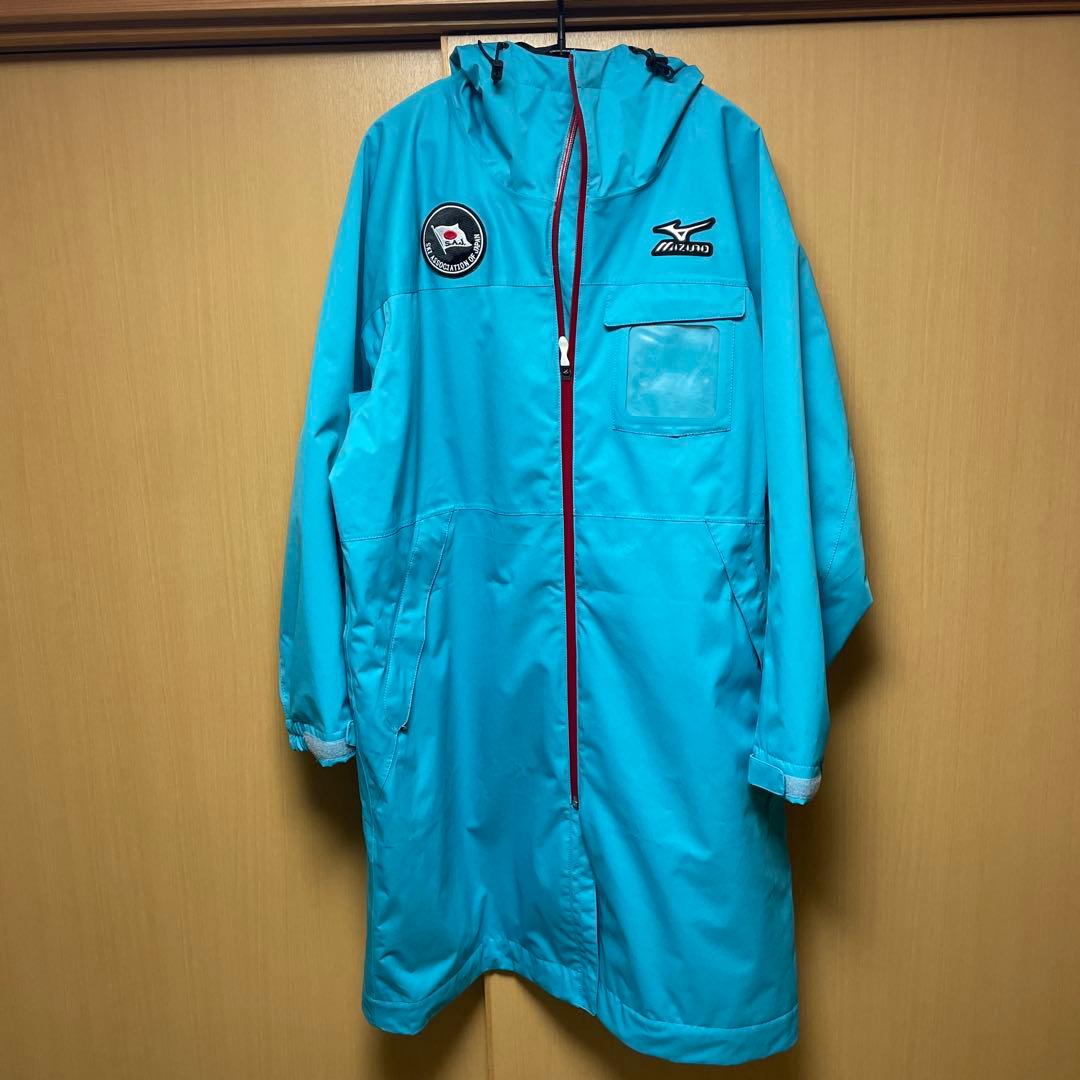 Mizuno フード付き水色ウェア SAJロゴ　非売品