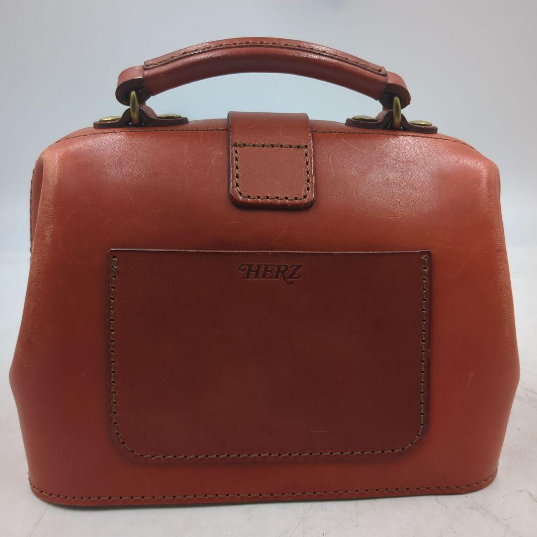 ヘルツ HERZ ミニドクターバッグ ショルダーバッグ 赤