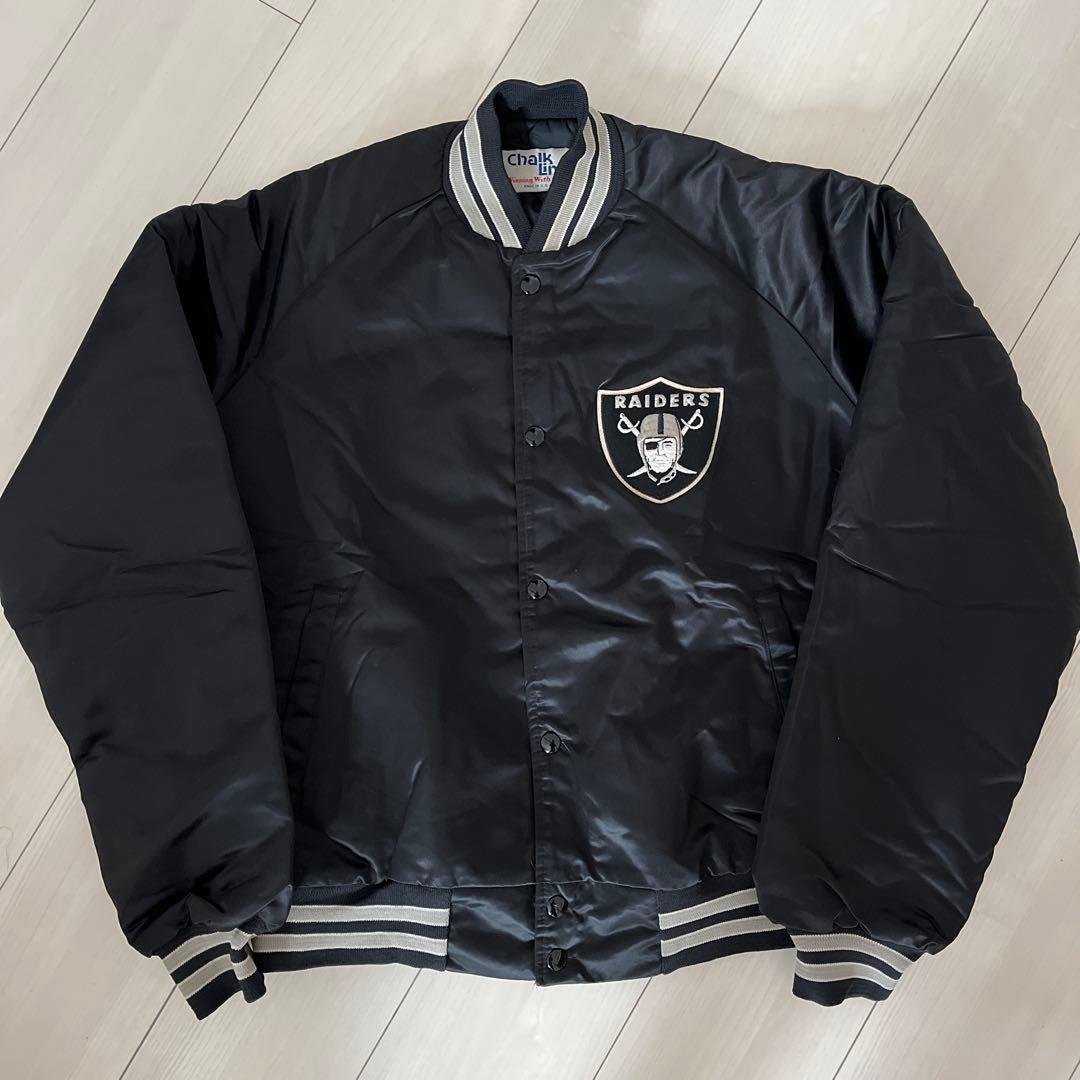 raiders レイダース　スタジャン　L チョークライン　FJ チャンネル