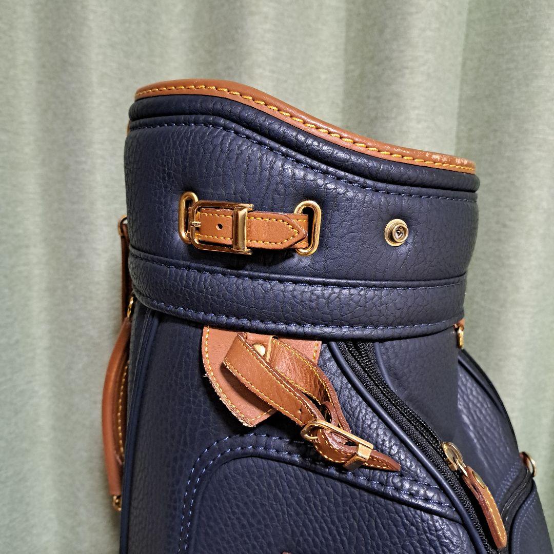 HONMA ゴルフバッグ。フード付き。美品！ 1部本革。