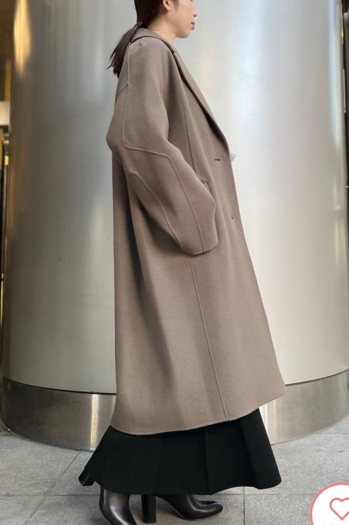 Chaos アールスーペリアチェスターコート　モカ