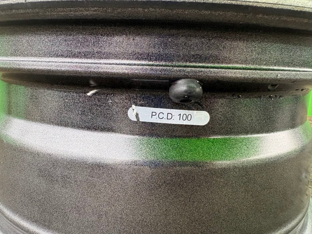 16インチ 6.5J ホイール 4本セット　ガンメタリック PCD100