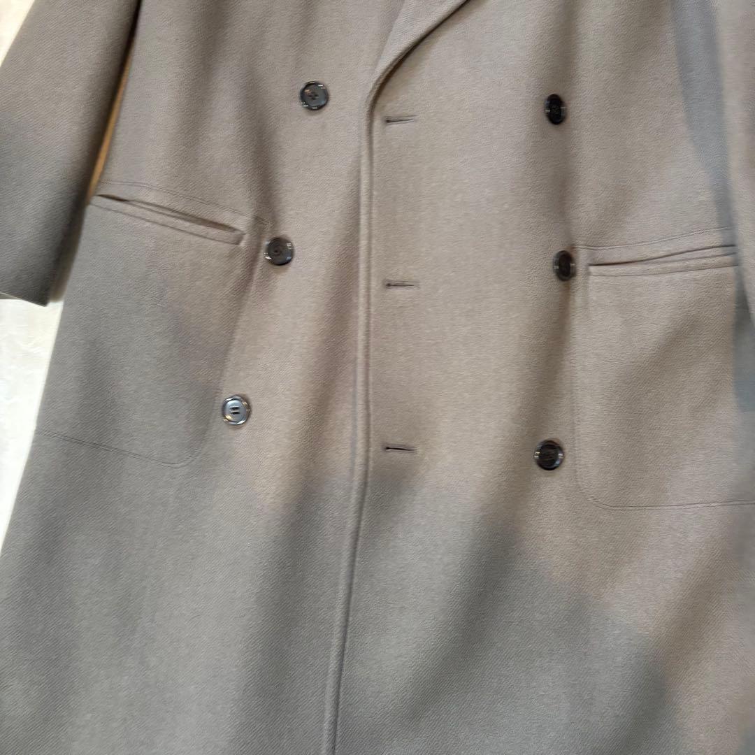 n.hoolywoodウール ダブルロングコート グレージュ 超美品　36