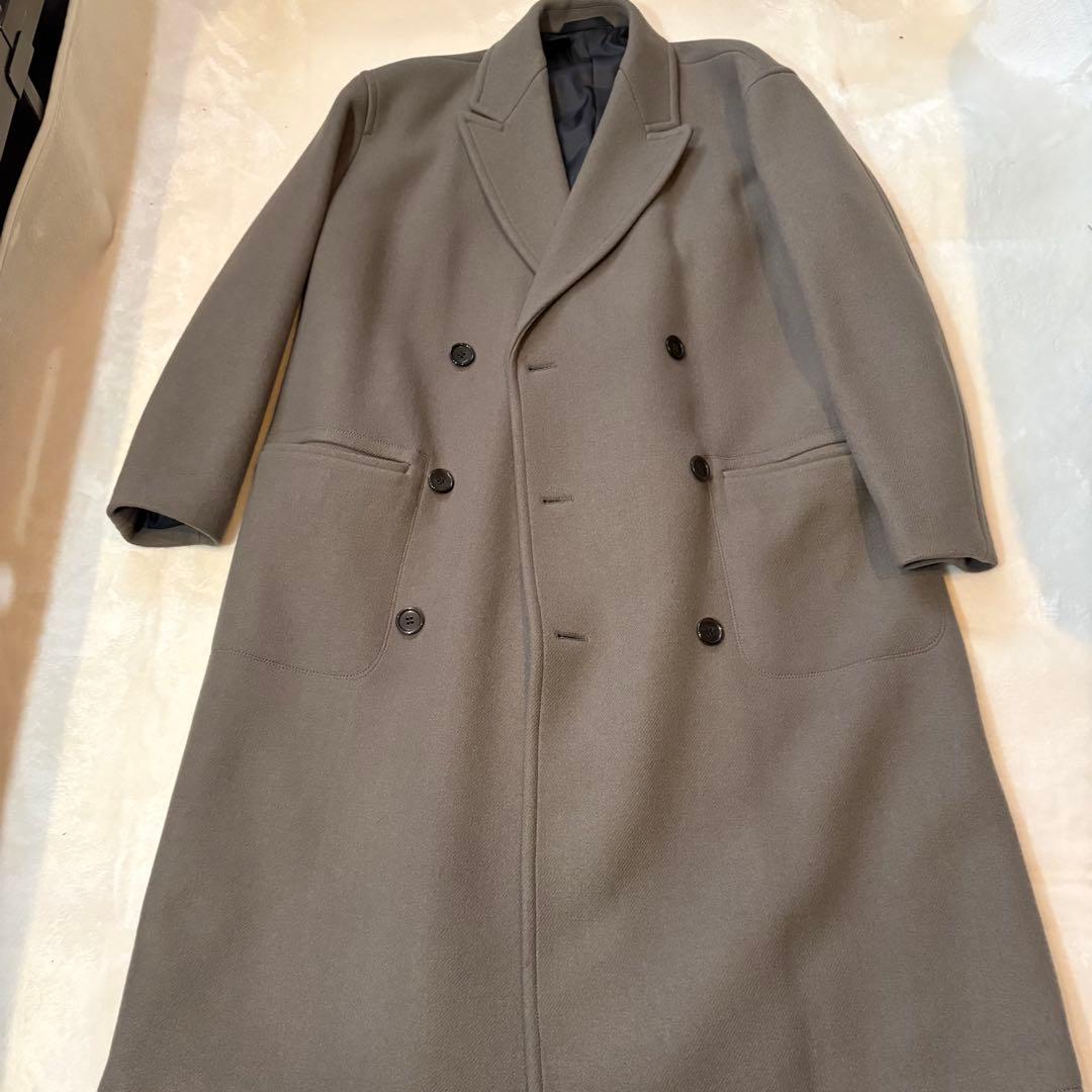 n.hoolywoodウール ダブルロングコート グレージュ 超美品　36