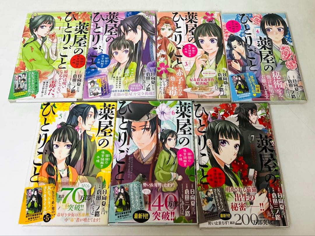 【貴重✨全巻初版・帯付き】薬屋のひとりごと 1〜20巻 全巻セット