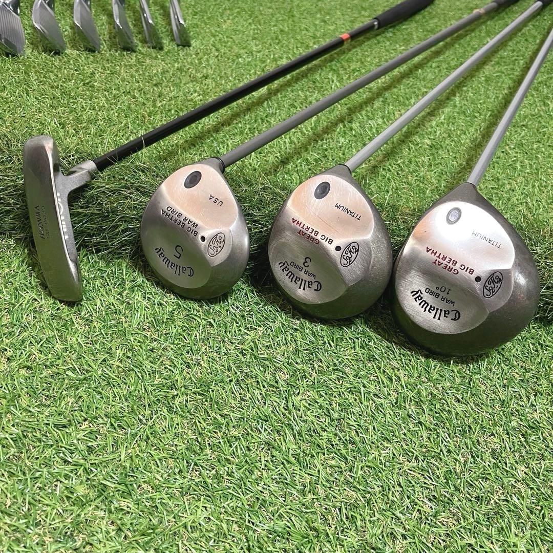 Callaway HONMA 初心者オススメ メンズゴルフクラブ豪華14本セット