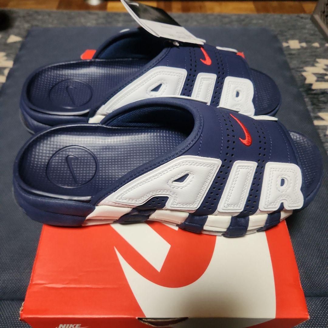 NIKE エアーモアアップテンポソリッド　ネイビー/ホワイト　29cm