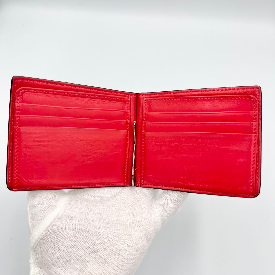 Christian Louboutin　ルブタン　マネークリップ　ロゴ　レザー