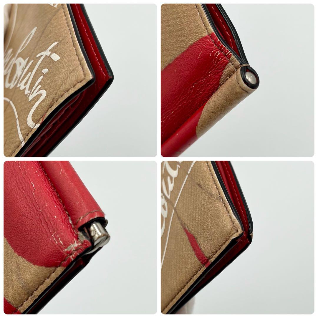 Christian Louboutin　ルブタン　マネークリップ　ロゴ　レザー