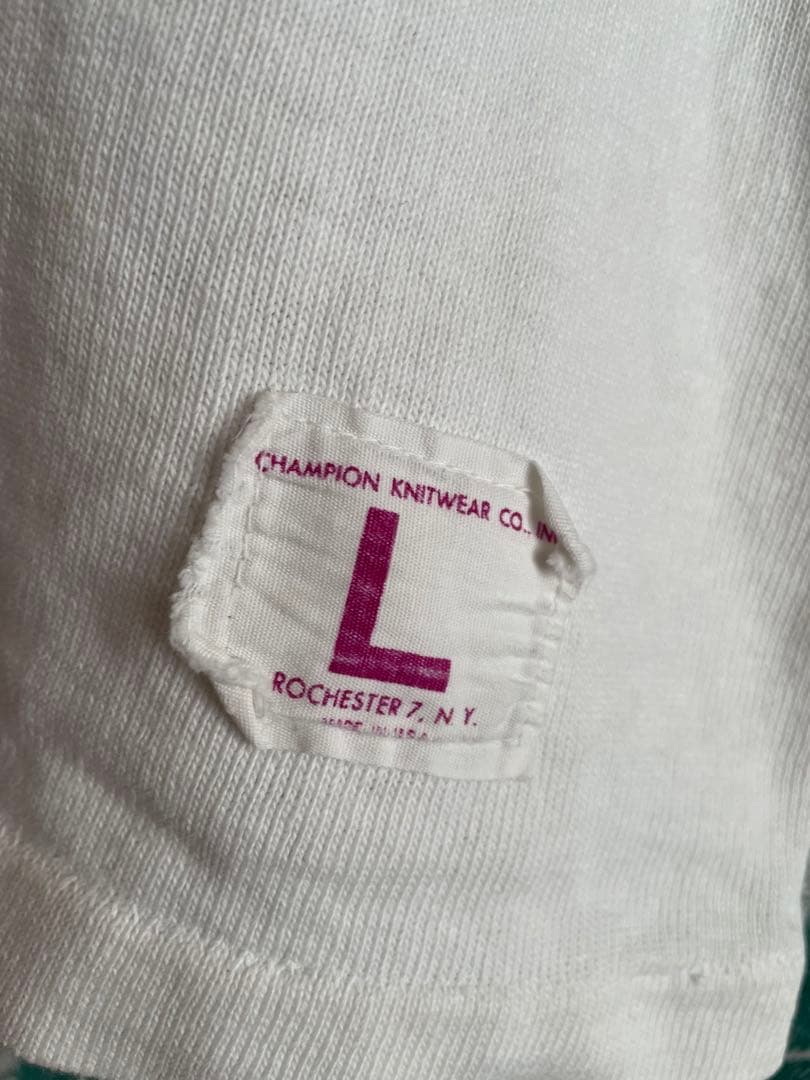 60s チャンピオン　フットボールTシャツ　ヴィンテージ