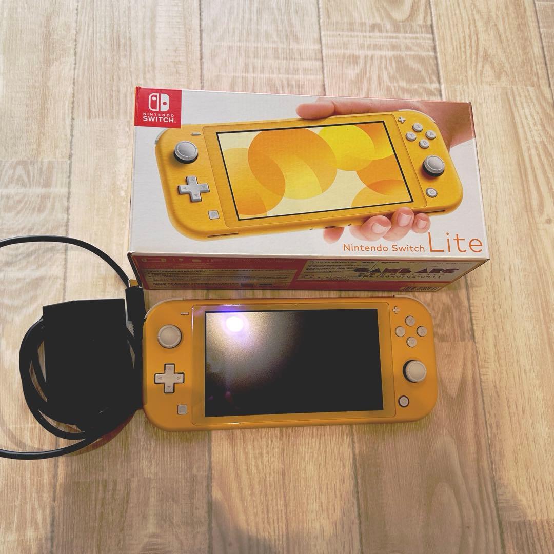 Nintendo switch lite 本体+充電器+外箱