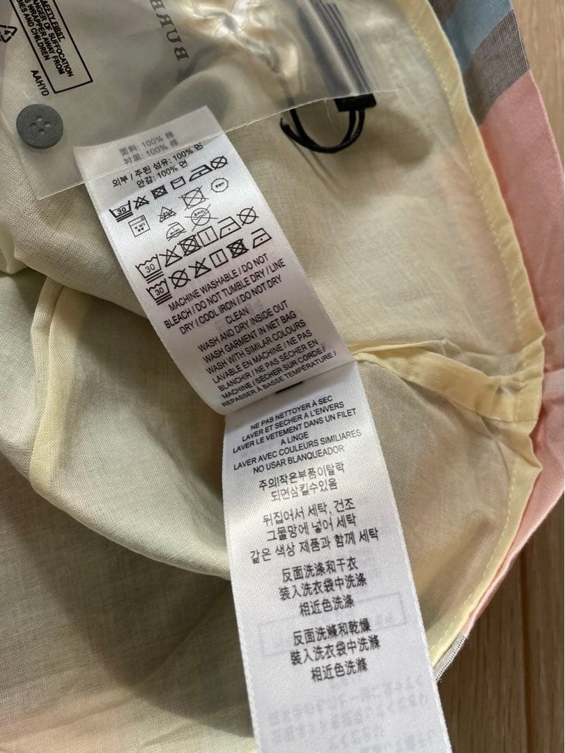 Burberry ピンクチェックワンピース　3y=100㎝