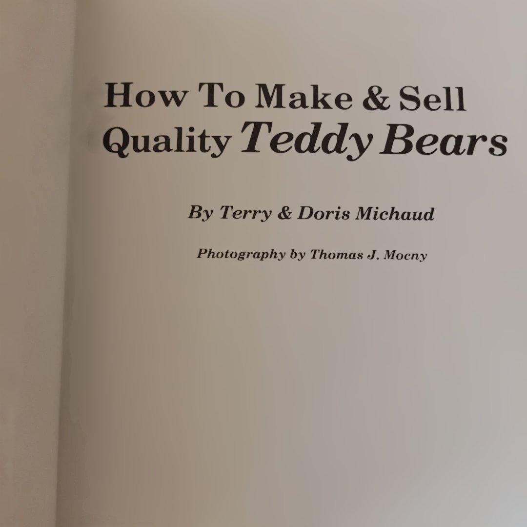 テディベア つくり方 洋書