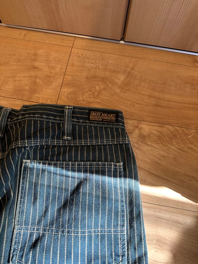 IRON HEART ウォバッシュ ペインター インディゴ ｗ36