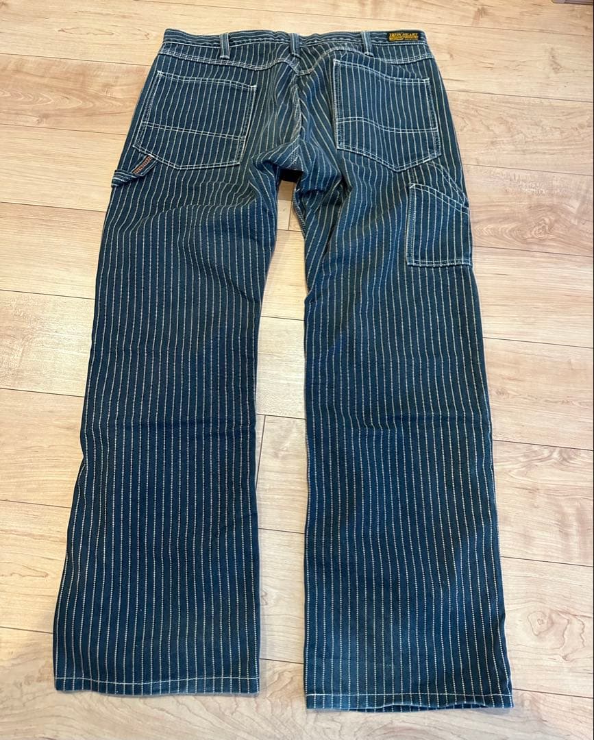 IRON HEART ウォバッシュ ペインター インディゴ ｗ36