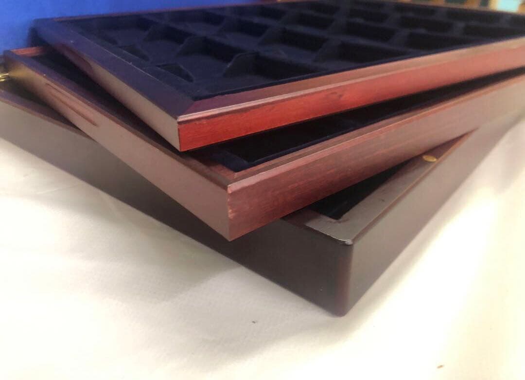 VOLTERRA TRIO ケースBOX 60枚用 木目調