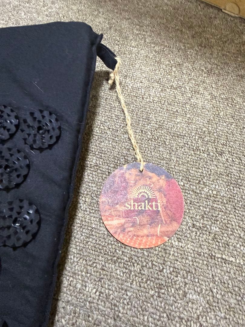 正規品Shakti マット&ピロー　ブラック　シャクティ レベル2