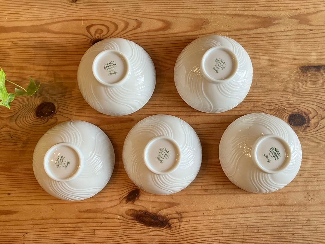 ジノリ　ベッキオホワイト　ライスボウル×5
