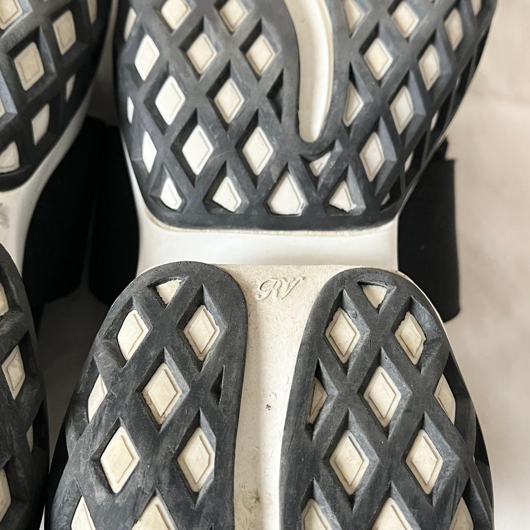 ⭐️美品⭐️　ロジェヴィヴィエ　ヴィヴ ラン　ビジュー　ファブリックスニーカー