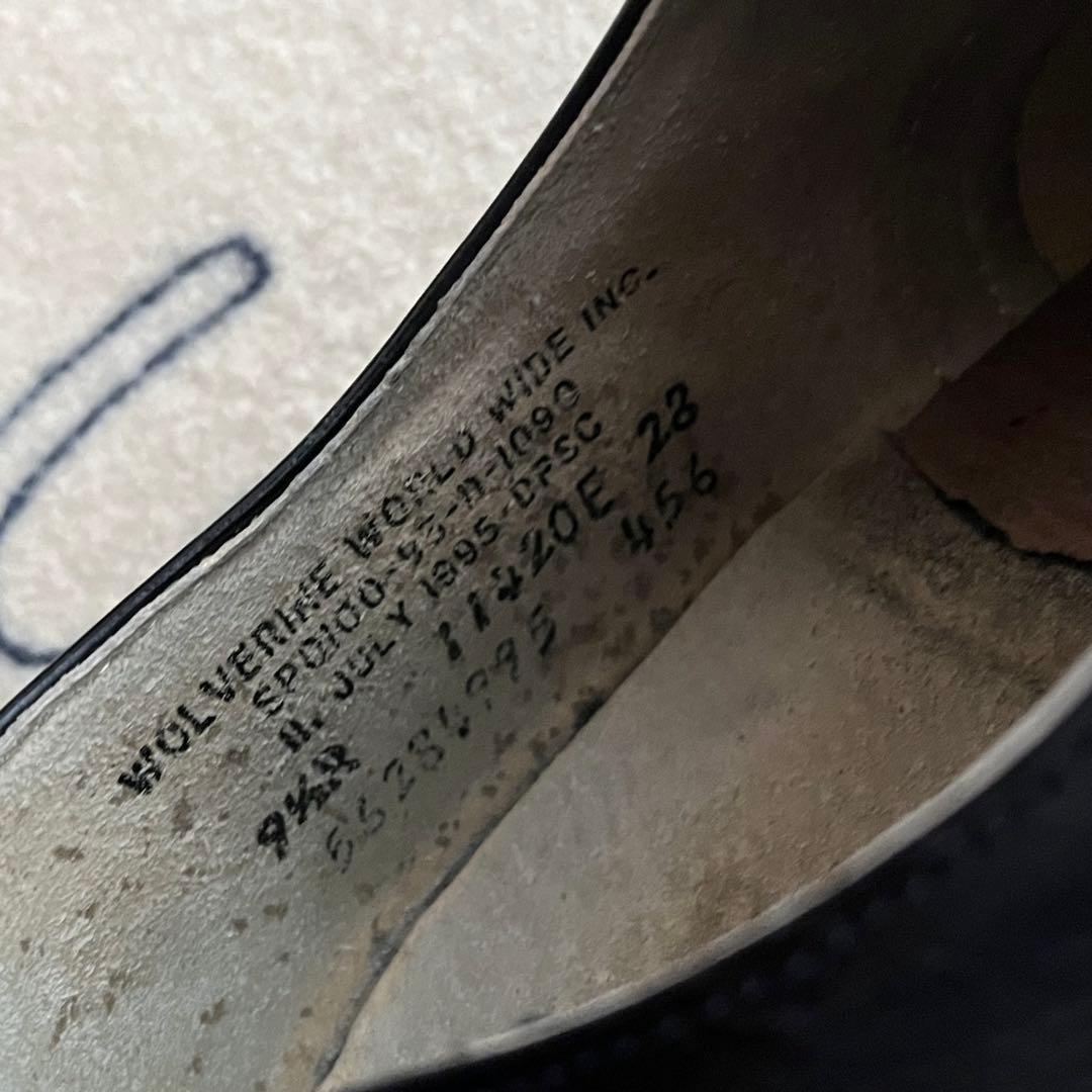 90s usnavy サービスシューズ 海軍 9 1/2R ミリタリー　革靴