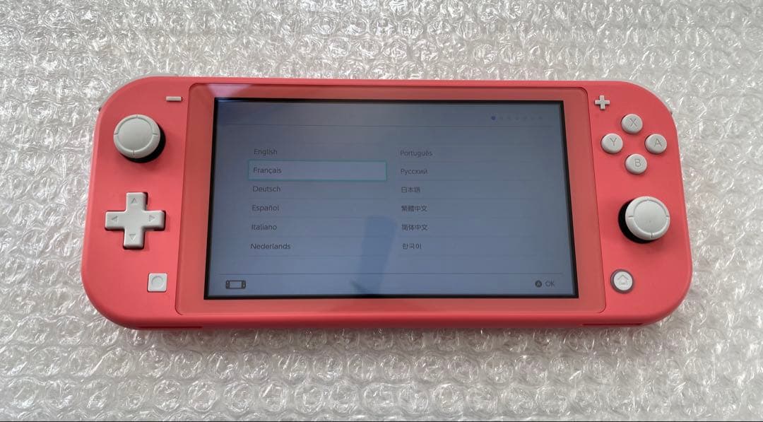 【動作確認済】Nintendo Switch Lite コーラル ピンク