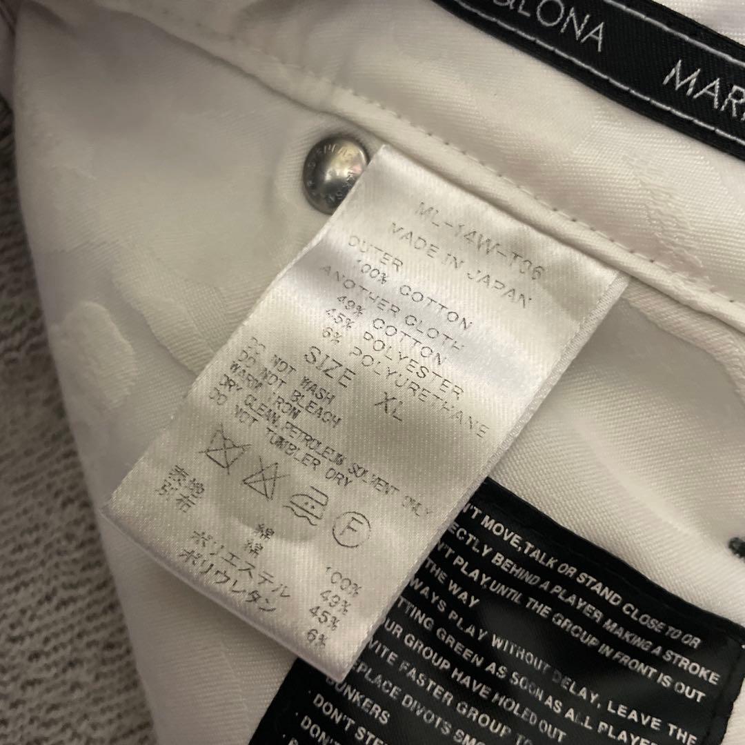 マークアンドロナ　ゴルフウェア　カーゴパンツ　XLサイズ　スウェット素材