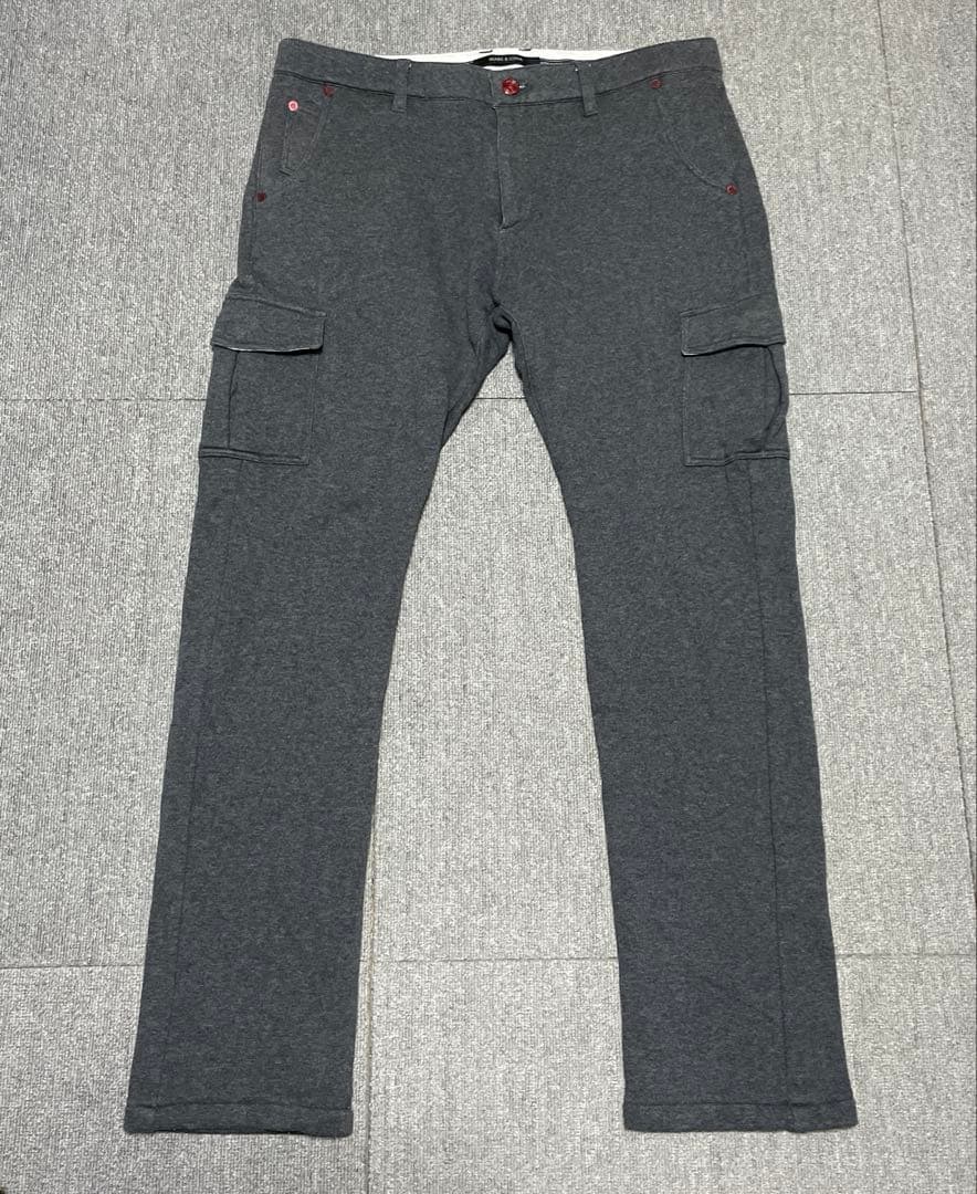 マークアンドロナ　ゴルフウェア　カーゴパンツ　XLサイズ　スウェット素材