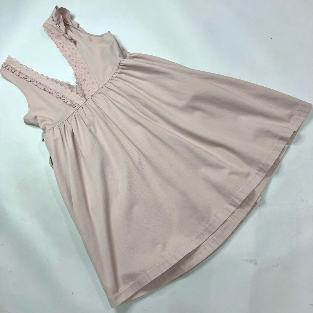 【試着のみ】ピンクハウス エンブロイダリーレース ジャンパースカート/2025年