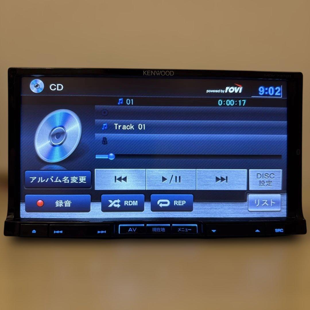 ★なな★ケンウッド最上級フルセグMDV737DT新品バックカメラ付
