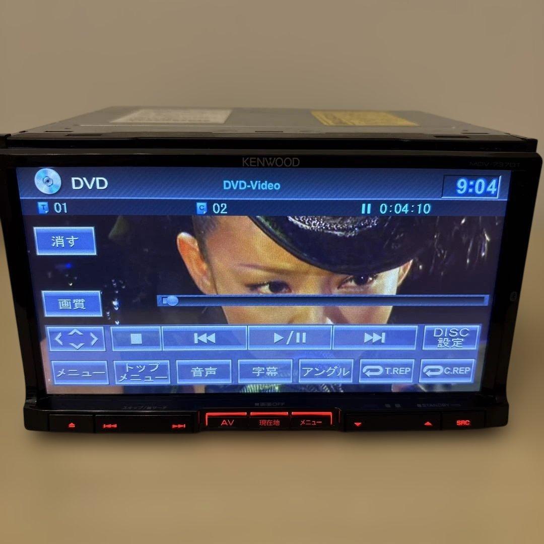 ★なな★ケンウッド最上級フルセグMDV737DT新品バックカメラ付