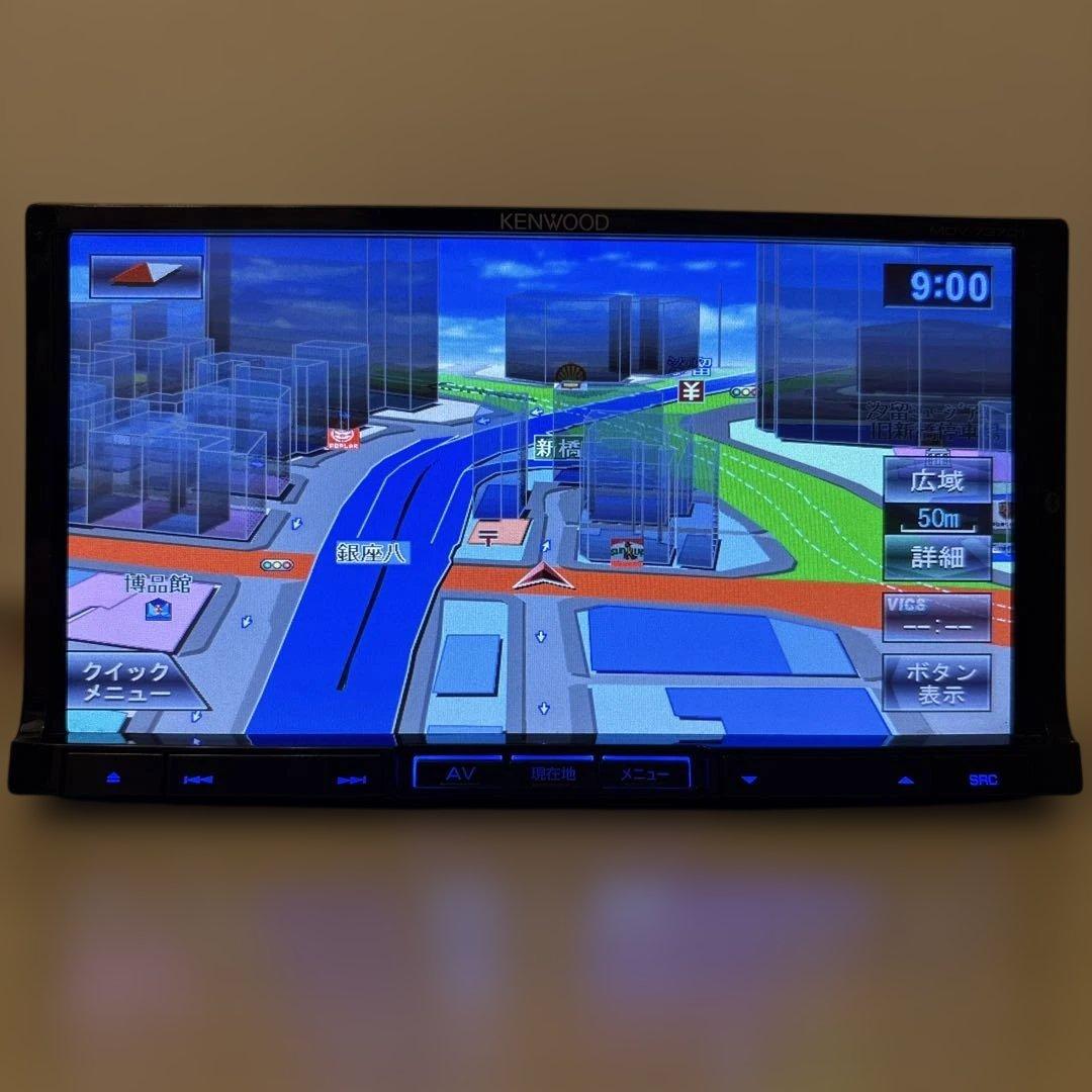 ★なな★ケンウッド最上級フルセグMDV737DT新品バックカメラ付