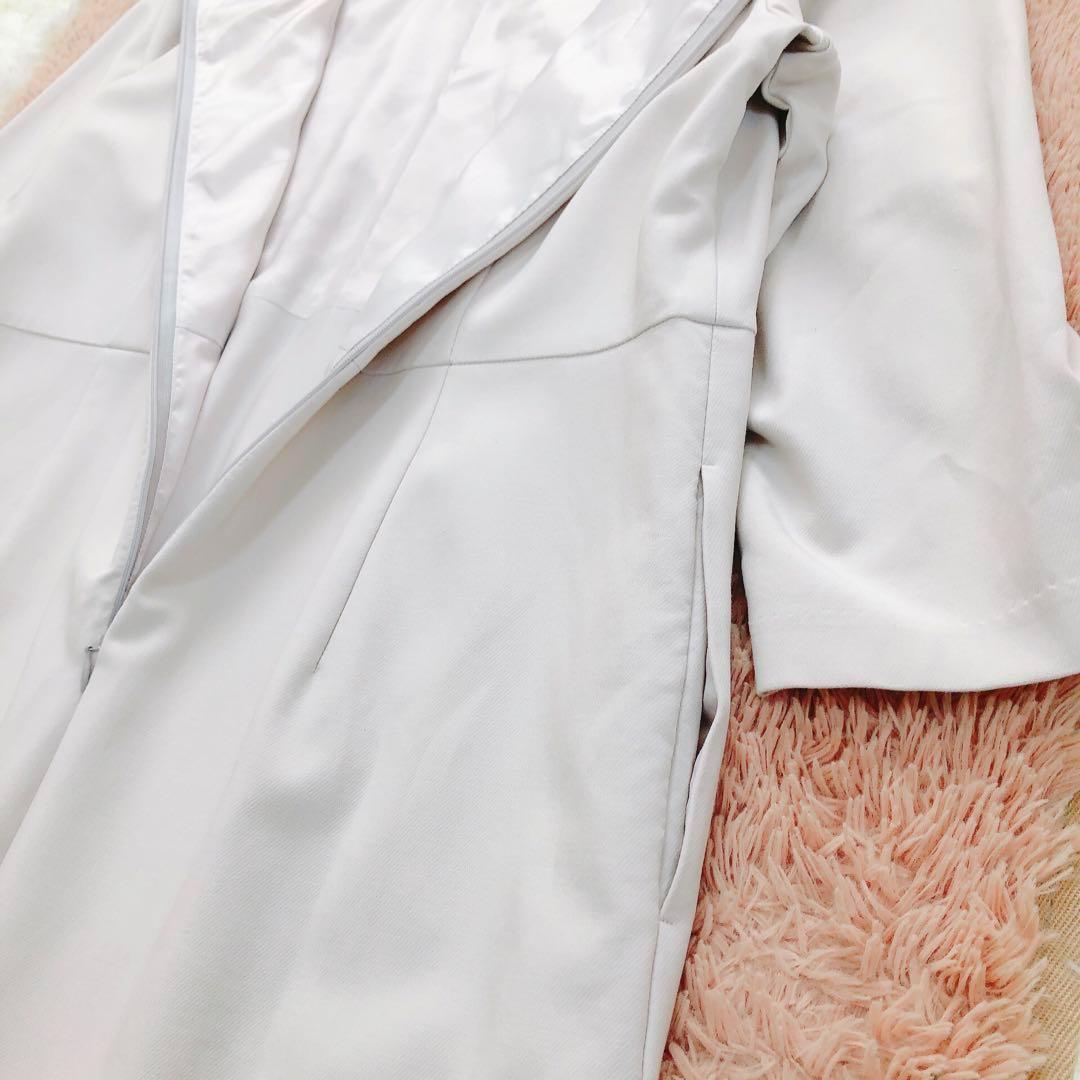 売約済　23区　46サイズ　ストレッチ　ワンピース　フォーマル　アイボリー