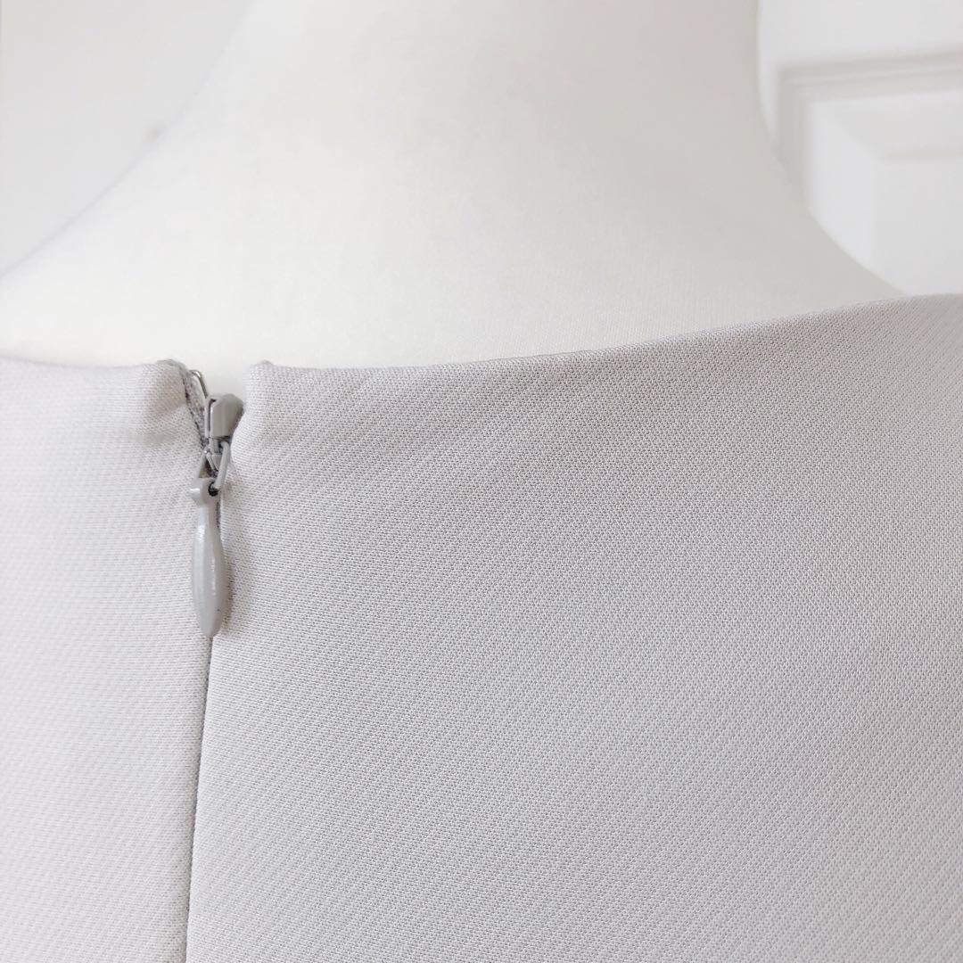 売約済　23区　46サイズ　ストレッチ　ワンピース　フォーマル　アイボリー