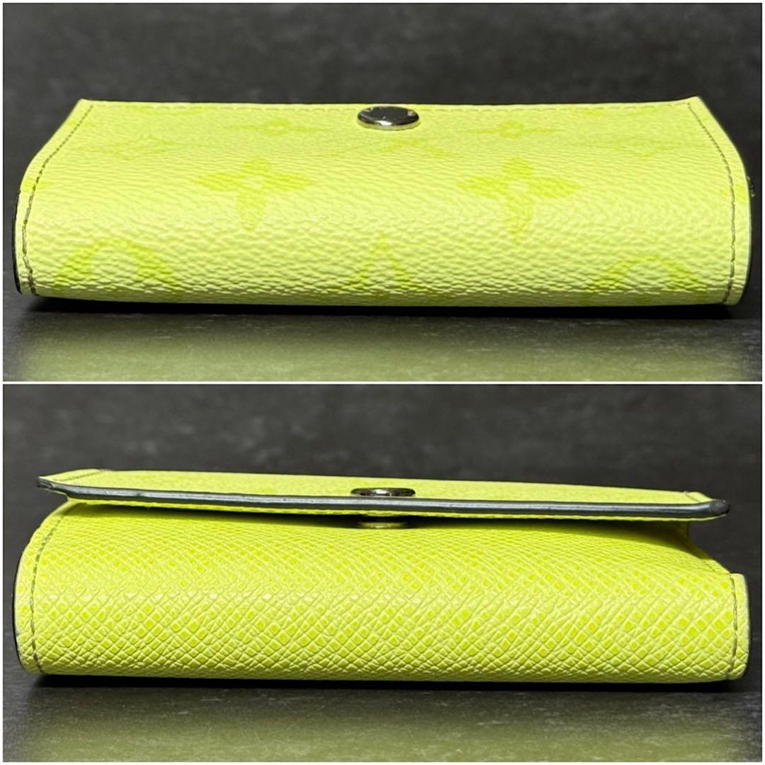 超美品 日本限定 ルイヴィトン タイガラマ レモン ヴィクターウォレット 財布