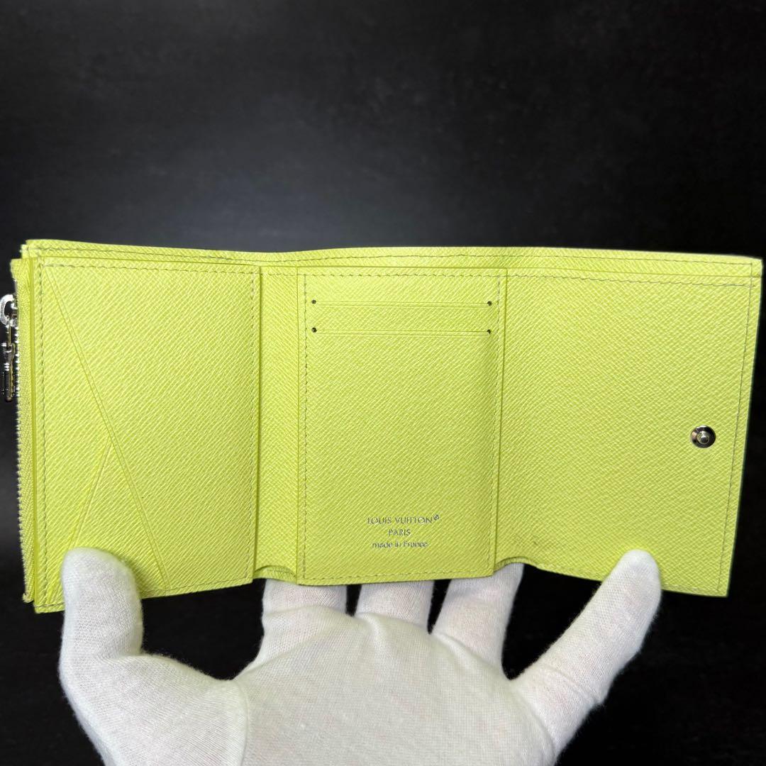 超美品 日本限定 ルイヴィトン タイガラマ レモン ヴィクターウォレット 財布