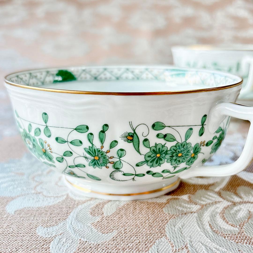 レア美品❤️レイノー❤️リモージュ❤️インドの華❤️スープカップ❤️ダブルハンドル❤️6客