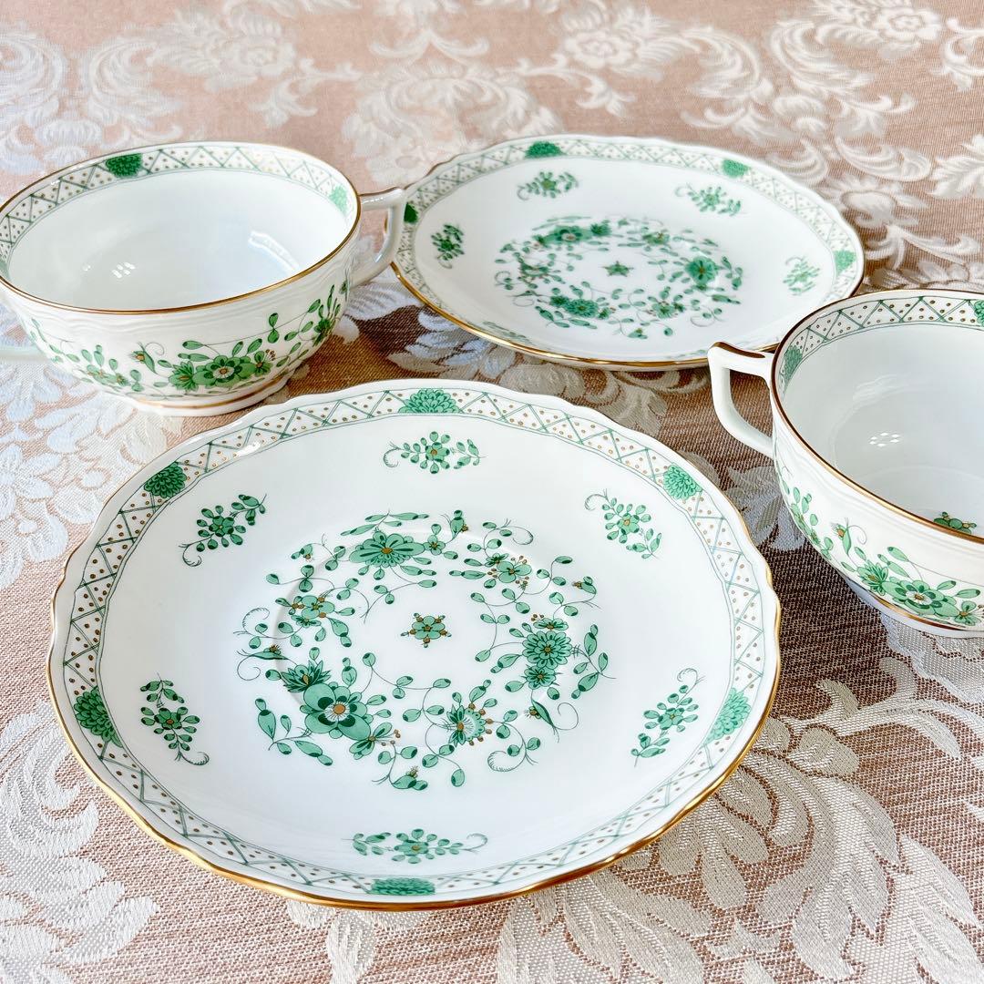 レア美品❤️レイノー❤️リモージュ❤️インドの華❤️スープカップ❤️ダブルハンドル❤️6客