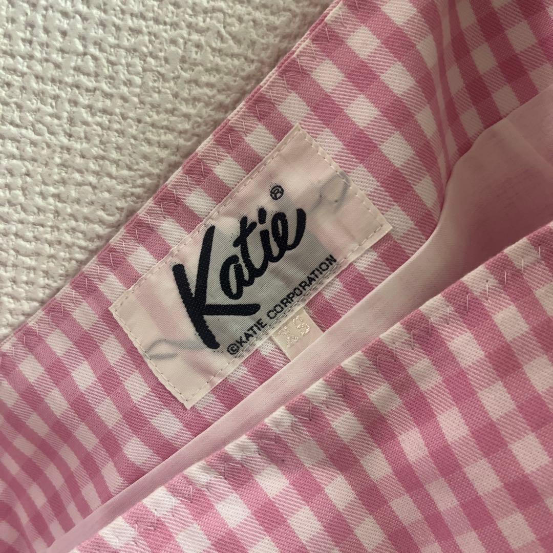 katie daisy skirt ピンクギンガム