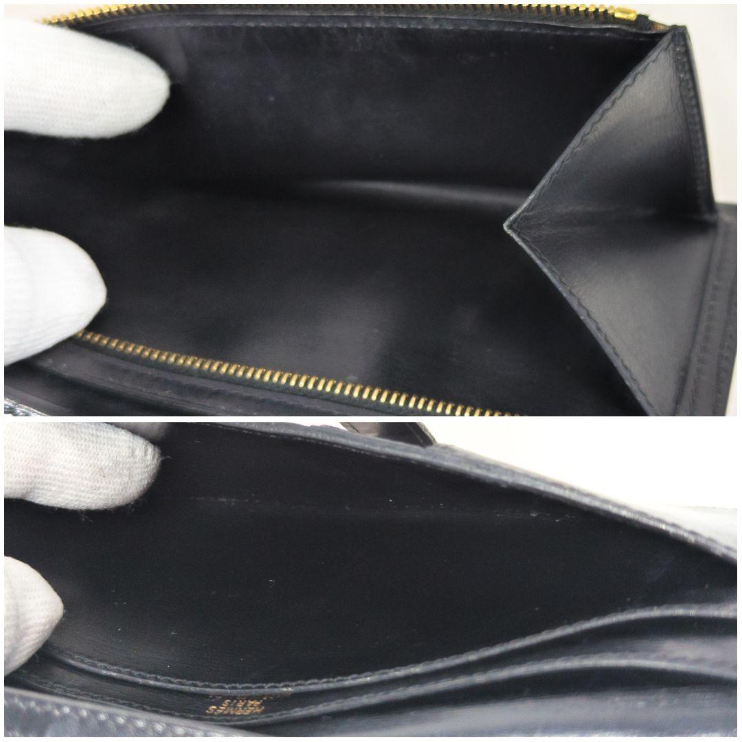 【美品】 エルメス べアン ボックスカーフ ゴールド金具 箱 保存袋付