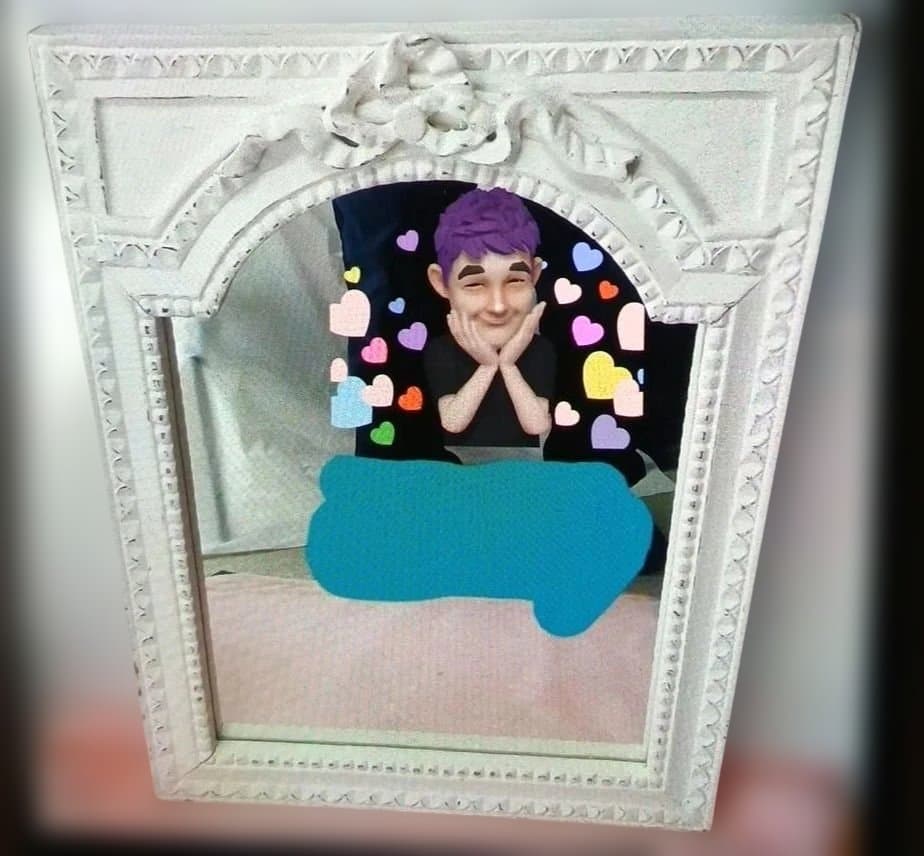 BLANC D'IVOIRE　ブランディボワール 壁掛け鏡 /ミラー41×52